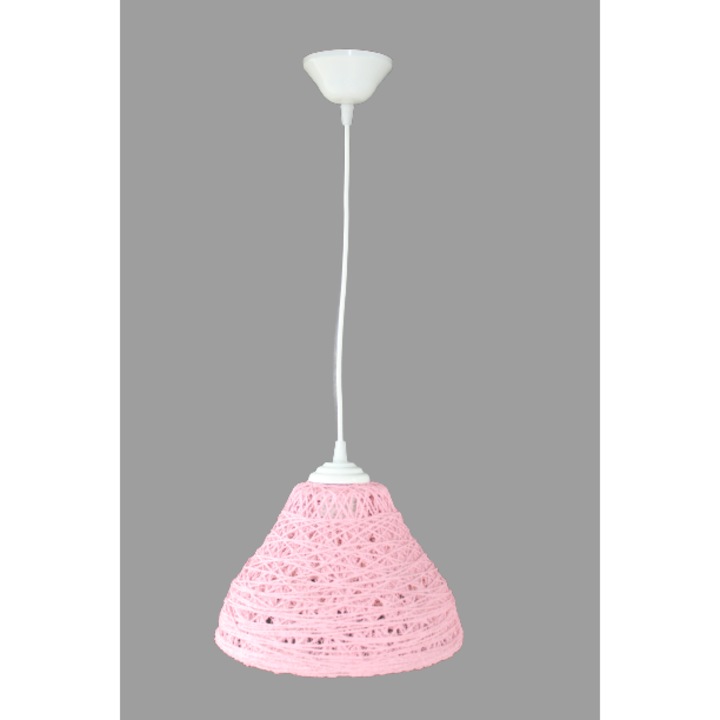 Pendul, E27, Metal, Roz