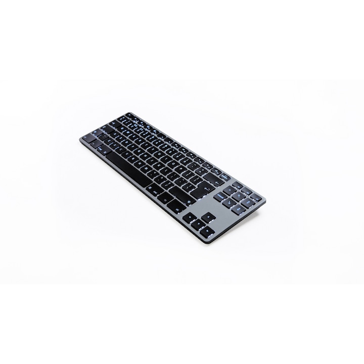 Tastatura programabila USB mini, 4 taste, negru, set