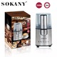 Кафемелачка Sokany MS-3020S, 200W, 90 g, Сребриста