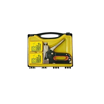Capsator cu accesorii in trusa Strend Pro PRO S221, dimensiuni capse 4-14 mm, corp metalic Capsator cu accesorii in trusa Strend Pro PRO S221, dimensiuni capse 4-14 mm, corp metalic
