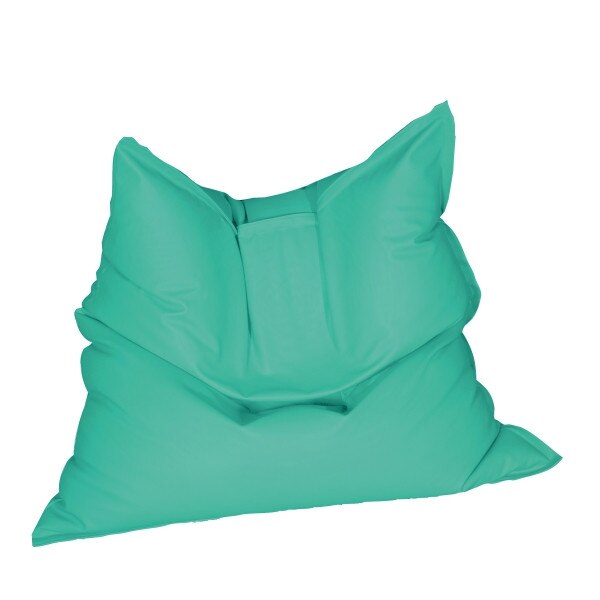 Fotoliu (Mare) Magic Pillow - Turcoaz (piele eco) umplut cu perle polistiren (fotoliu perna marca Pufrelax) Fabricat in Romania