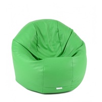 fotoliu mediu relaxo xl - verde piele eco umplut cu perle polistiren beanbag marca pufrelax fabricat in romania imagen 27_0_
0