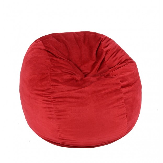 Fotoliu (Mediu) Matusalem - Red Diamond (Gama Diamond) husa detasabila, Transformabil in pat, Fabricat in Romania, umplut cu fulgi de burete memory mix®, marca Pufrelax