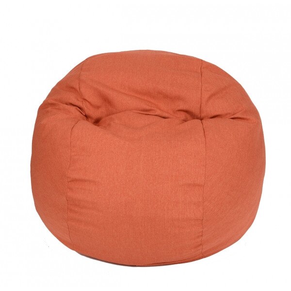 Fotoliu (Mediu) Matusalem - Savana Orange (Gama Savana) husa detasabila, Transformabil in pat, Fabricat in Romania, umplut cu fulgi de burete memory mix®, marca Pufrelax