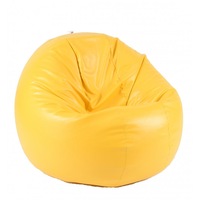 fotoliu mediu relaxo xl - galben piele eco umplut cu perle polistiren beanbag marca pufrelax fabricat in romania imagen 28_0_
0