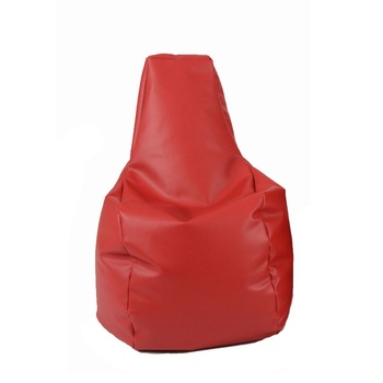 Fotoliu pentru copii (2-8 ani) Sunlounger Junior, Rosu (piele eco), umplut cu perle polistiren Fotoliu pentru copii (2-8 ani) Sunlounger Junior, Rosu (piele eco), umplut cu perle polistiren