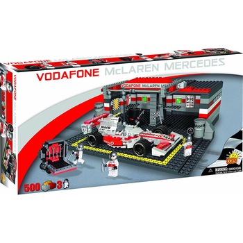 Set de construit Cobi Bolid Formula 1 cu PitStop, 500 piese Set de construit Cobi Bolid Formula 1 cu PitStop, 500 piese