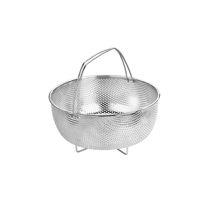 Cos de gatit la aburi, inox, pentru oala sub presiune, 21cm - BRA