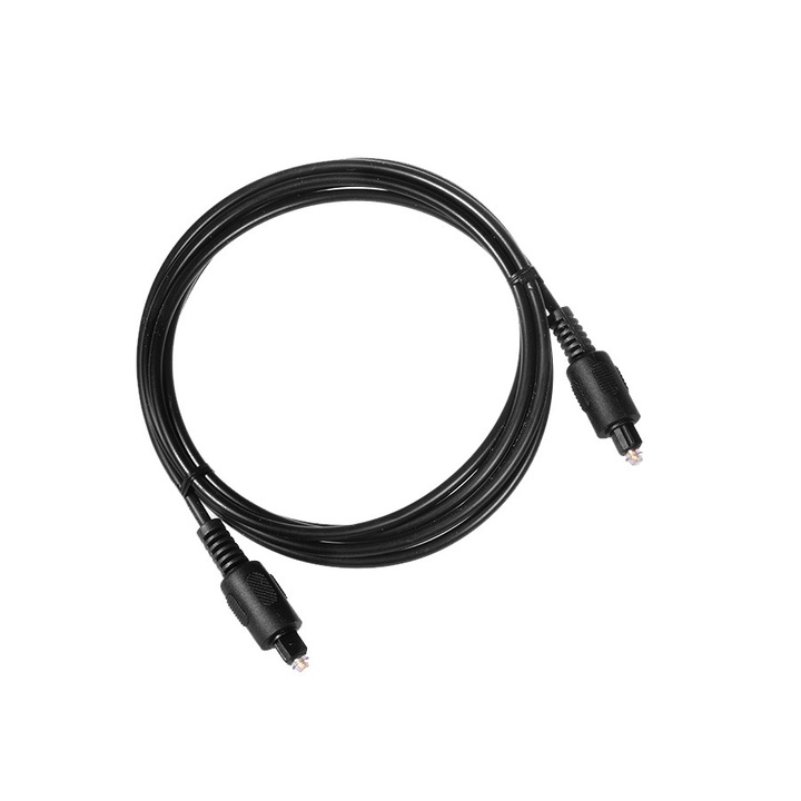 Toslink TT optikai kábel, 1 m, Maclean MCTV-639, fekete