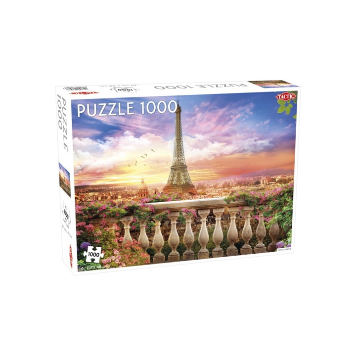 Tactic 1000 db-os puzzle - A világ körül - Eiffel-torony (56628)