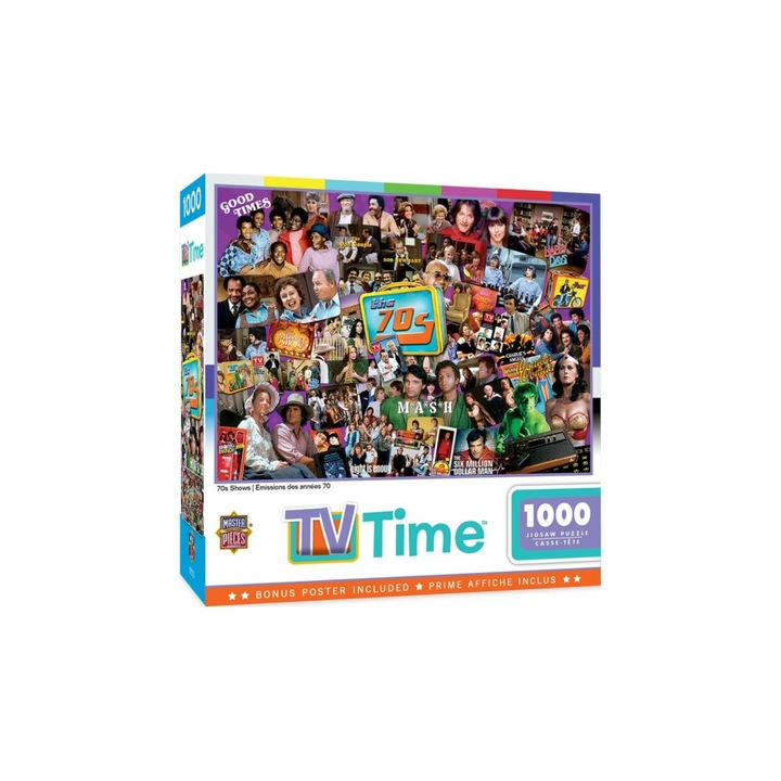 MasterPieces 1000 db-os puzzle - TV Time Collection - 70s Shows (72156)