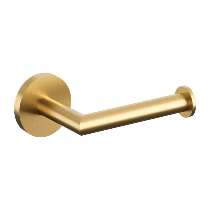 Suport hartie igienica Omnires Modern Project, Auriu, finisaj periat