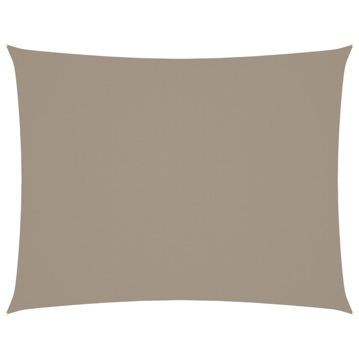 vidaXL tópszínű téglalap alakú oxford-szövet napvitorla 5 x 7 m 5.61 kg