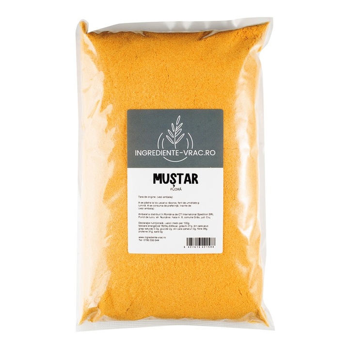Mustar pudra, Ingrediente vrac, 1 kg