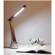 Lampa de birou moderna, tip veioza pliabila, LED Book Light, USB, 2700 – 5000K, 5W, cablu 1m, lumina de veghe, alb
