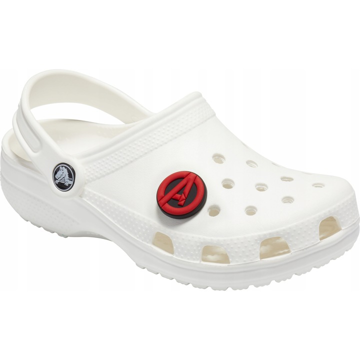 Декоративен аксесоар за сабо Crocs, Модел Avengers, Червен/Черен
