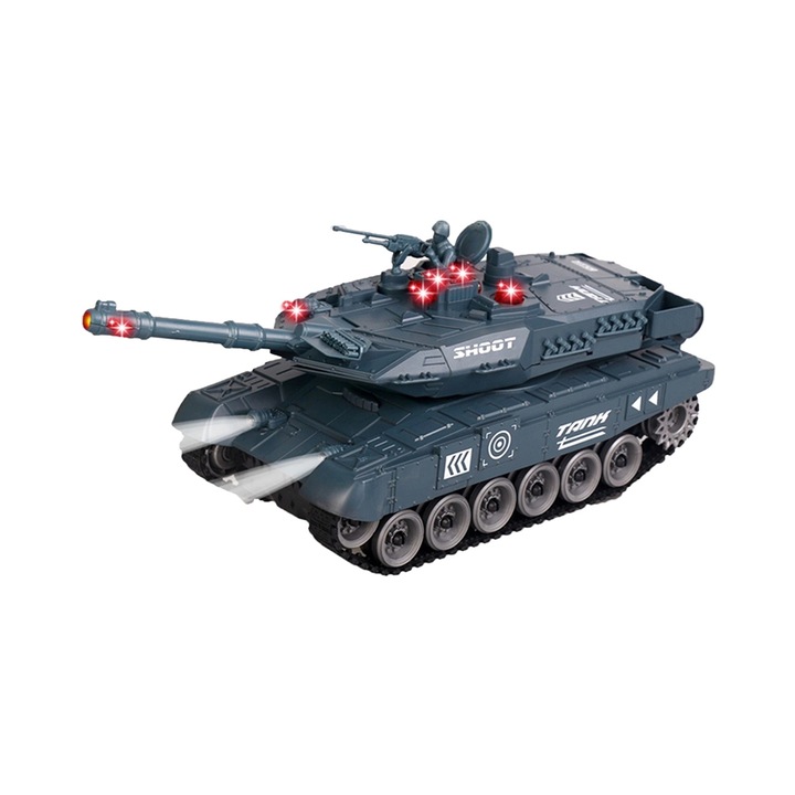 Tanc cu radiocomanda si acumulator