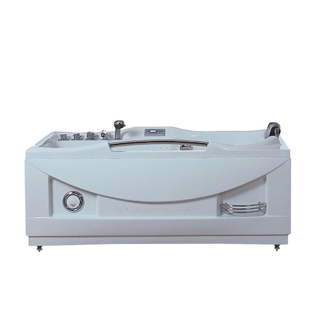 Cada cu hidromasaj SPA-050 stanga, alb, 1740 x 900 x 680 mm, acril sanitar antibacterian