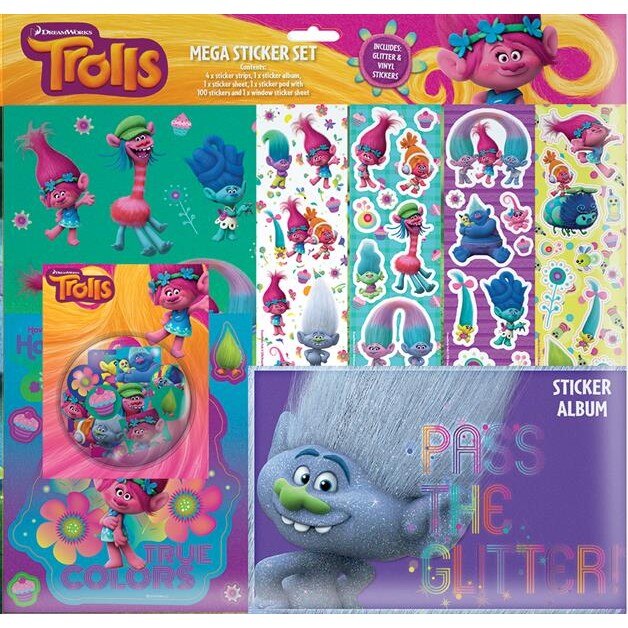 Trolls Set Mare Stikere