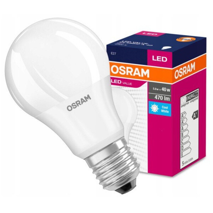 LED izzó ÉRTÉK CLASSIC A MAT 40 5,5W 4000K E27 Osram