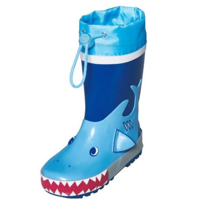 Playshoes Детски гумени ботуши Shark, момче