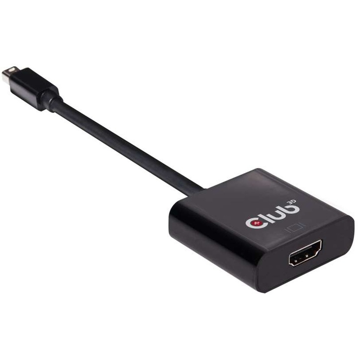 Адаптер CLUB 3D CAC-2170, Mini DisplayPort 1.2 към HDMI 2.0 UHD