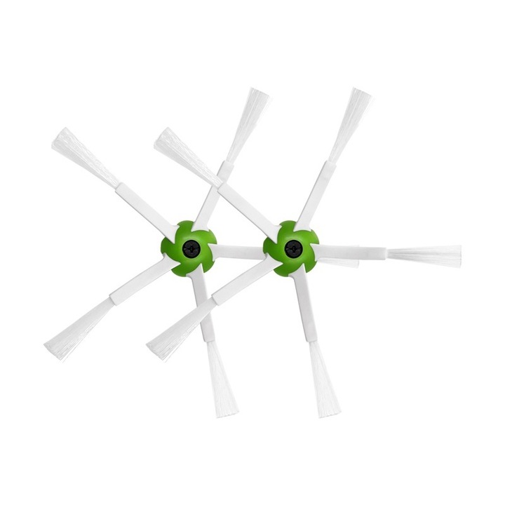 Set perii laterale pentru aspirator, Tehmar, iRobot i7/E5/E6, 2 bucati