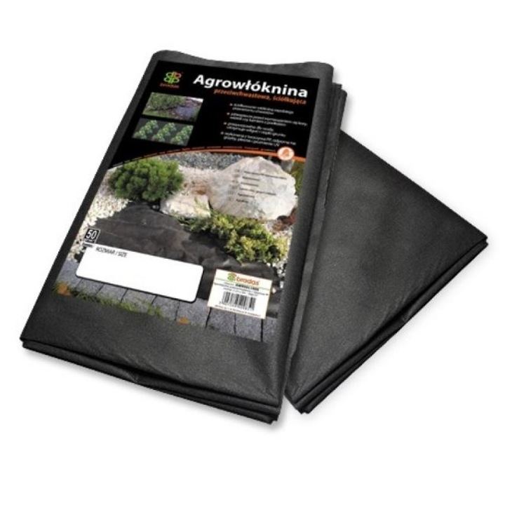 Bradas 4400905 Geotextil 50 gr fekete 1,6m x 5 fm