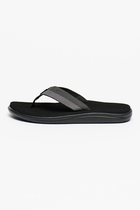 Teva, Voya flip-flop papucs textilpánttal, Fekete/Szürke