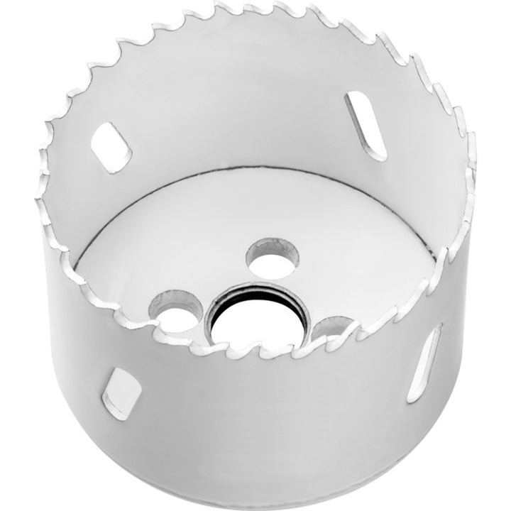 Carota Bimetalica, Bi-Metal, 48 x 39 mm, Diametru 48 mm, Adancime Aprox 39 mm, Material Otel Inoxidabil (Carcasa), Otel Rapid Hss (Dinti), Destinatie Metal, Otel, Lemn, Pvc