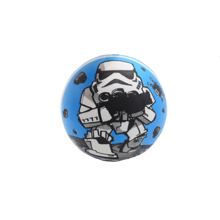 Гумена топка 14 см Star Wars Mondo Toys 059652, Многоцветна