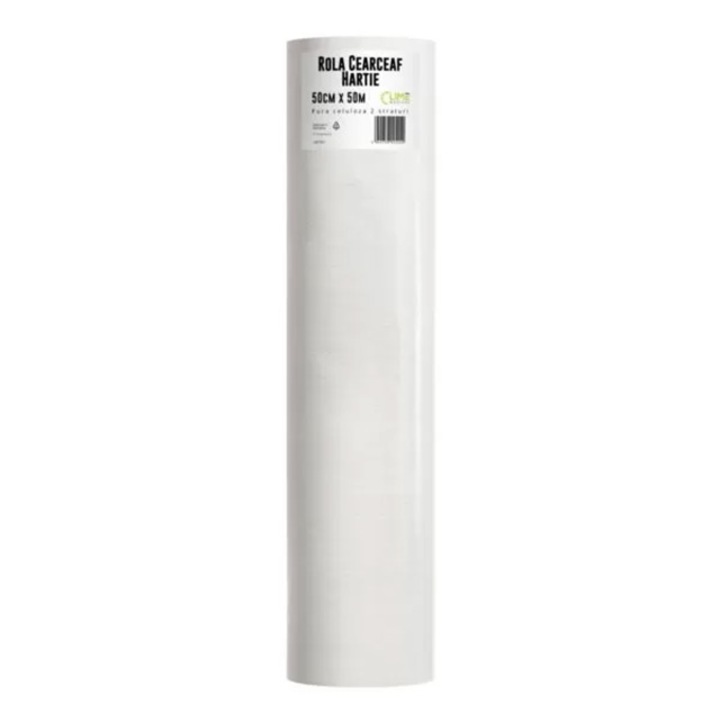 Rola cearceaf hartie, 50 cm x 50 m, Lime Medical, 2 straturi