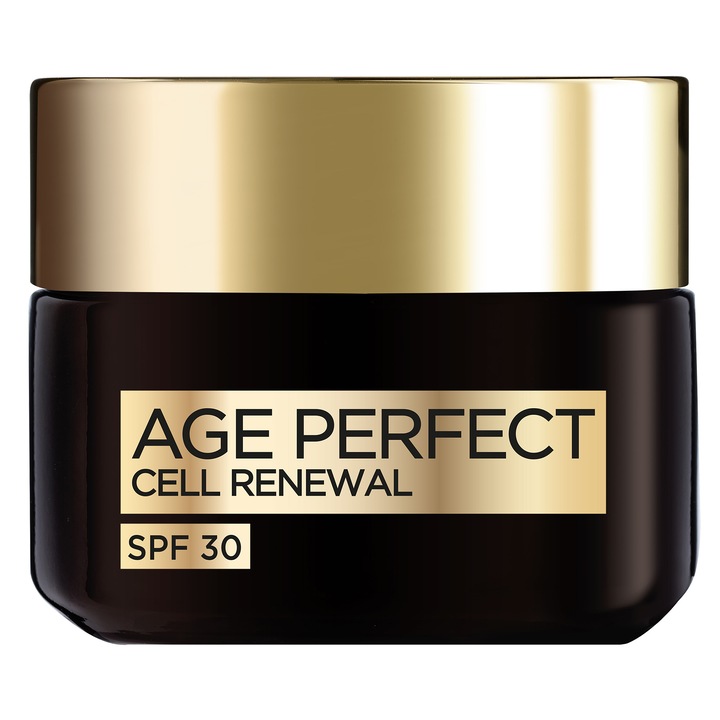 Crema L'Oreal Paris Age Perfect Cell Renewal SPF 30 pentru hidratare, 50 ml