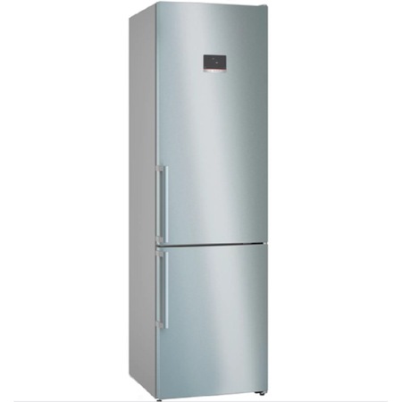 Combina frigorifica independenta BOSCH KGN39AICT Serie 6, Vita Fresh 0°C, No Frost, Tehnologie cu invertor inteligent, Home Connect, Perfect Fit, 203x60 cm Inox Anti Amprenta