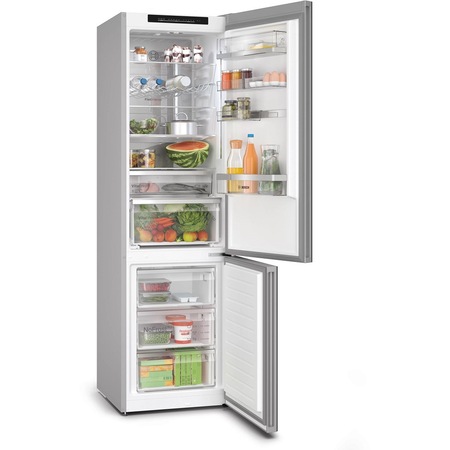 Combina frigorifica independenta BOSCH KGN39LBCF Serie 6, Vita Fresh 0°C, No Frost, Tehnologie cu invertor inteligent, Perfect Fit, Iluminare LED, 200x60 cm Negru