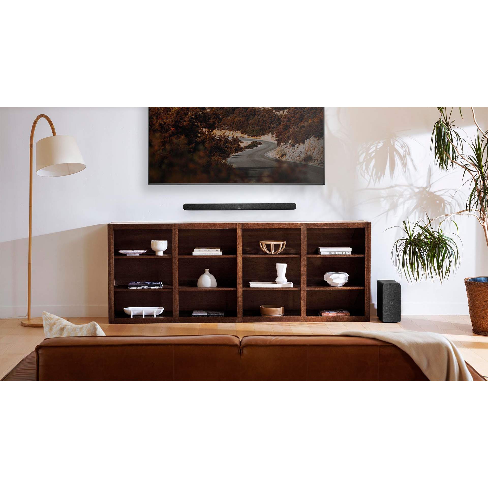 Soundbar Denon DHT-S517 cu subwoofer wireless, Dolby Atmos, Bluetooth, HDMI ARC, Optic in, negru
