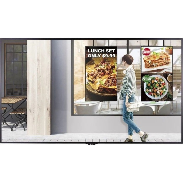 Monitor LG 1_795168 , 55", 1920x1080 (Full HD), 16:9, 60 Hz, 9 ms, DisplayPort x2 HDMI x2 RJ-45 x1