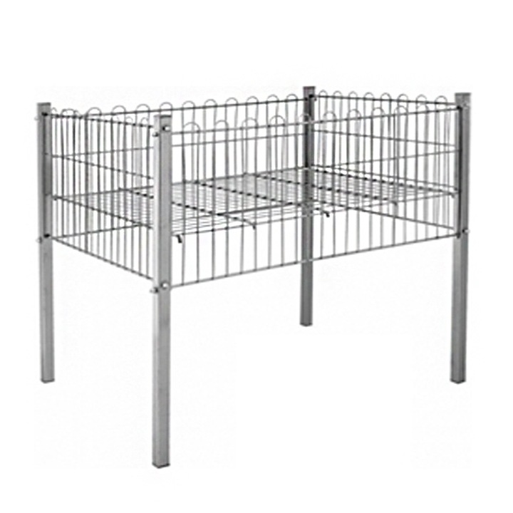 Промоционален кош, с подвижно дъно, 3 нива, метален, 800x800xH850 мм