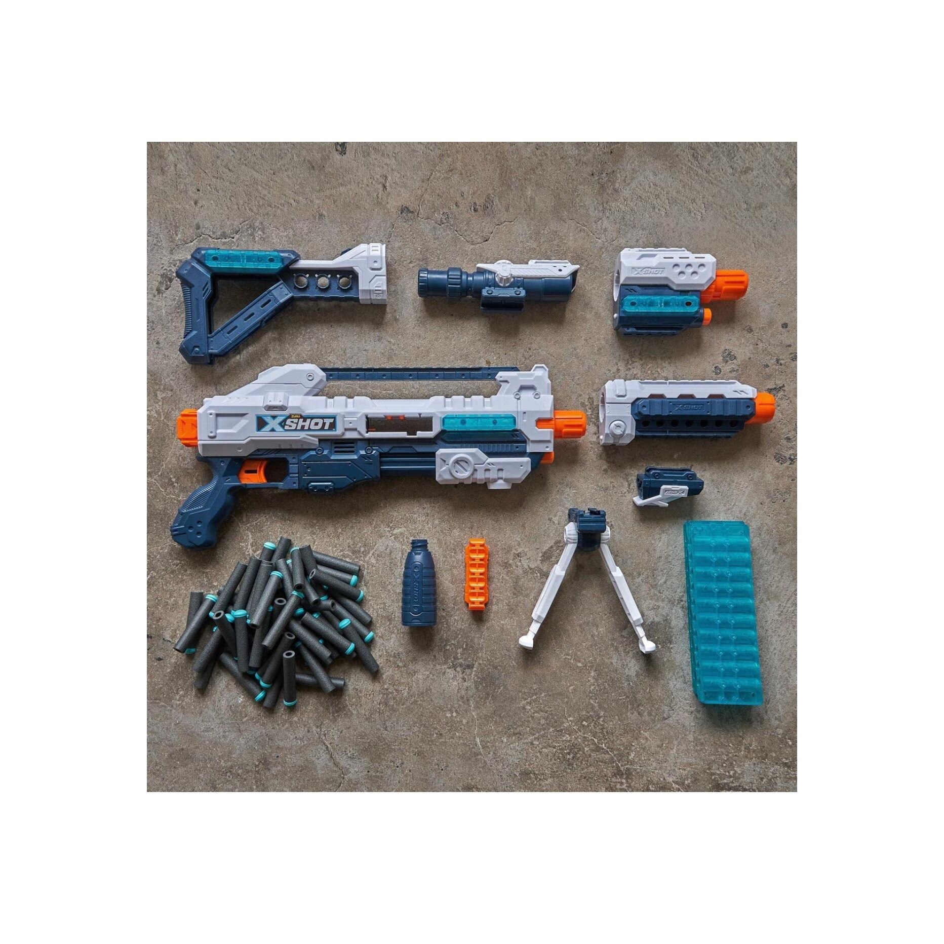 Pusca de jucarie, Zuru X-Shot Regenerator, Raza de actiune 27m, 48