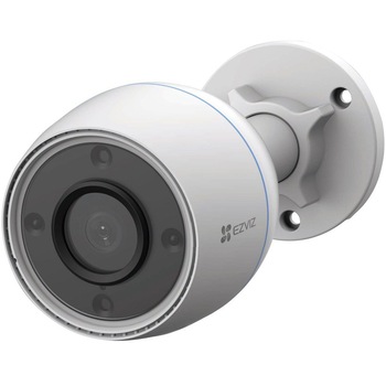 Camera de supraveghere Ezviz C3TN 2MP Color Smart Home Wi-Fi, 1080p, Viziune nocturna color, Detectie miscare IR30m, IP67, Audio pick-up, Suport MicroSD pana la 256GB, Stocare in Ezviz CloudPlay