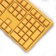 Геймърскa клавиатура Ducky One 3, Жълт, USB