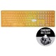 Геймърскa клавиатура Ducky One 3, Жълт, USB