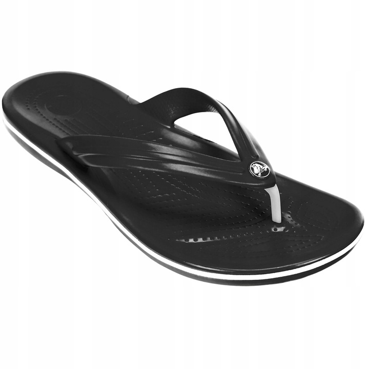 Crocs Flip-flops unisex Crocs Crocband™ Flip alb-negru 11033-001