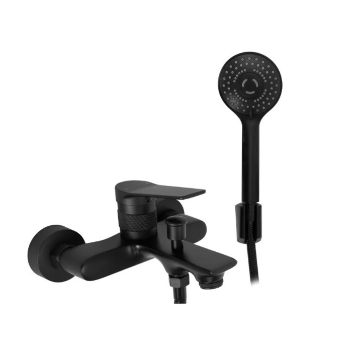 Смесител за вана Rea Viral Black, Черен