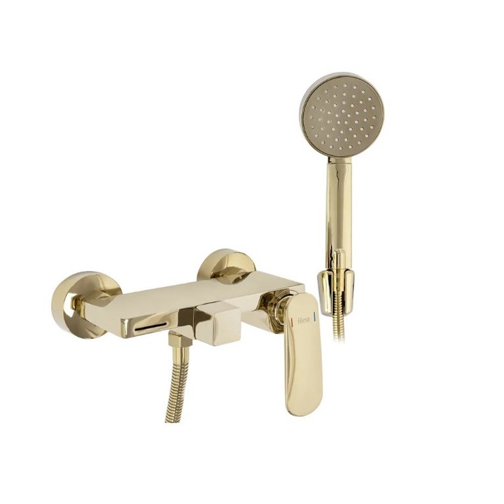 Смесител за вана Rea Berg Gold, Златист