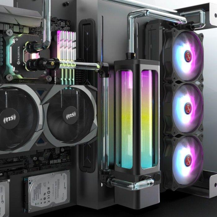 Water Falling Emag Водно охлаждане, Raijintek DIY KIT, SCYLLA PRO CA240, Water Cooling ...