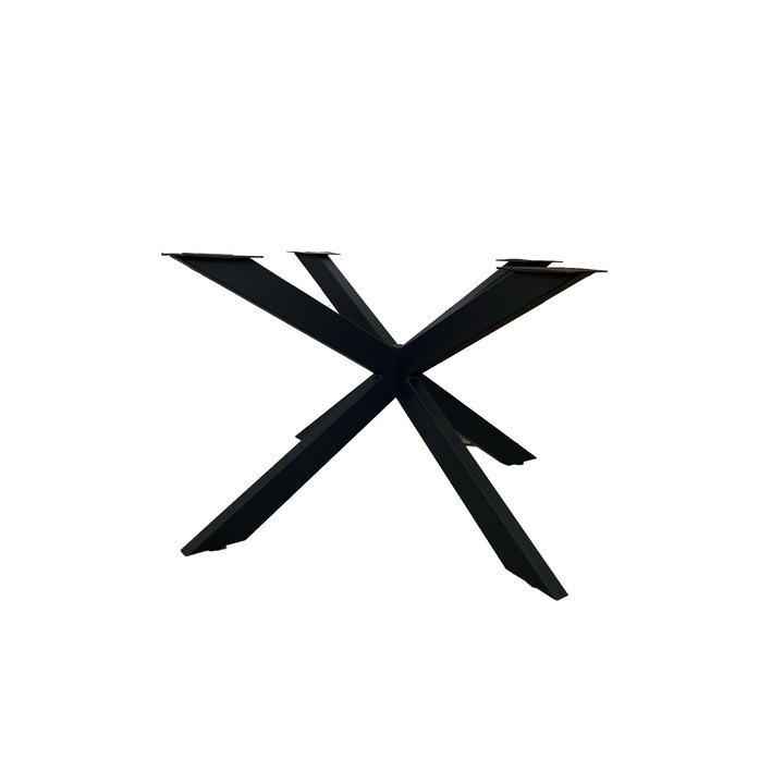 Метални основи за маса, GalaxM, Крак " Ж" , за разтегателна маса, 137х137, H = 67, Черен