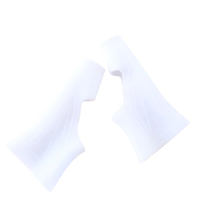 Set 2 protectii pentru degetul mare si incheietura, ameliorarea durerilor, CRM, din silicon, alb