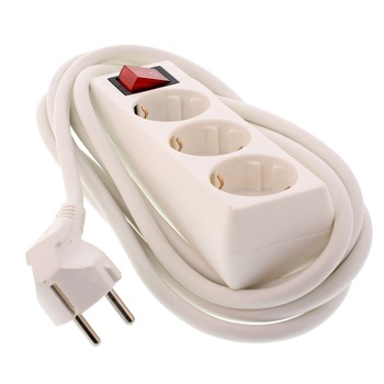 Prelungitor Well, 3 prize, intrerupator, 3xG1.5mmp, 3 m Prelungitor Well, 3 prize, intrerupator, 3xG1.5mmp, 3 m
