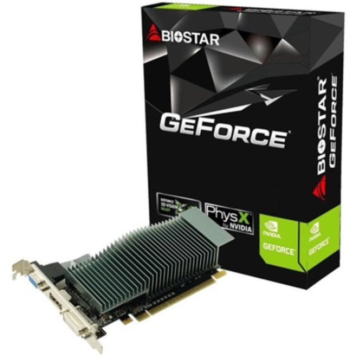 Biostar GeForce 210 1GB DDR3 64-bit low profile grafikus kártya